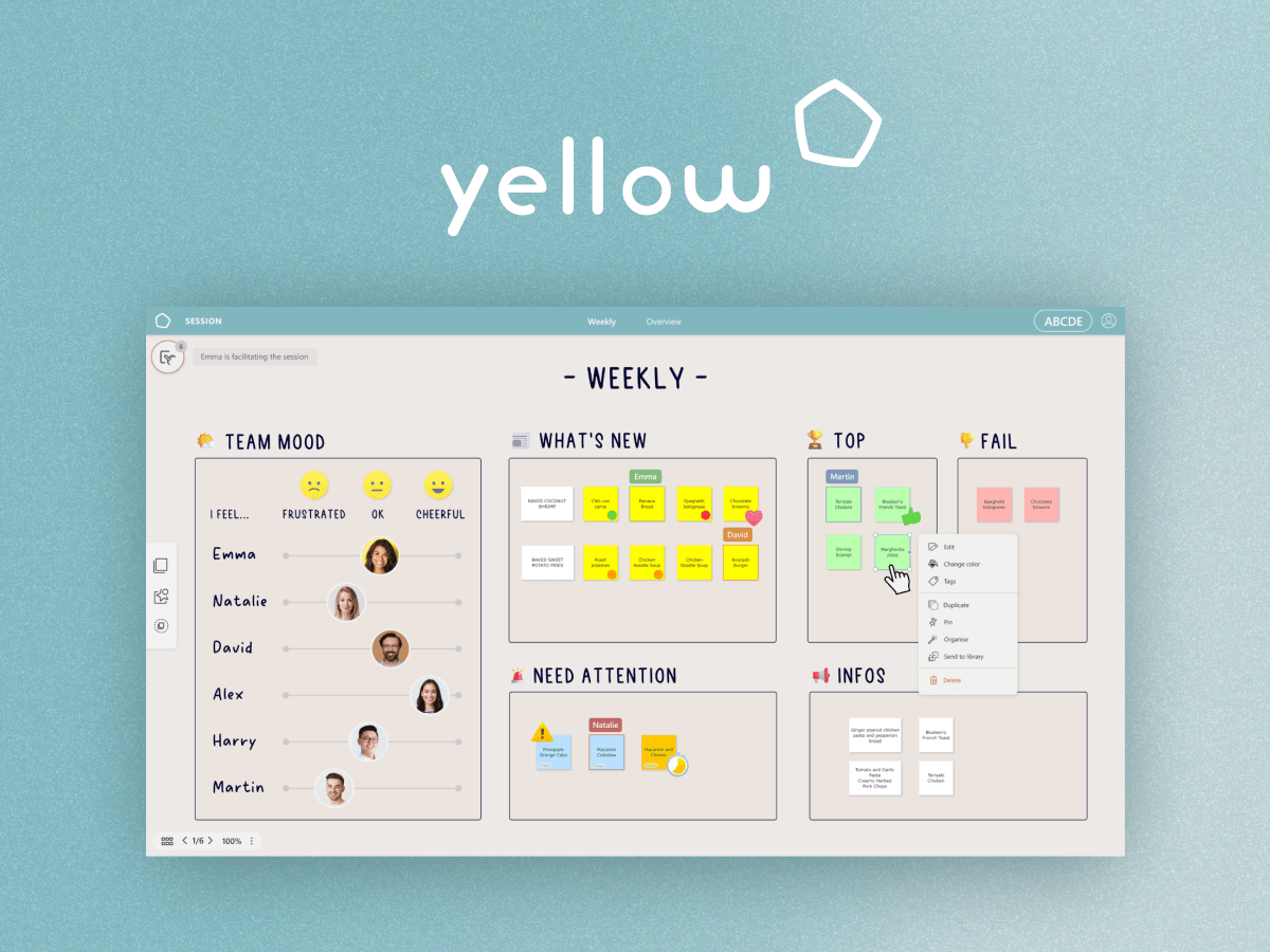Yellow project preview